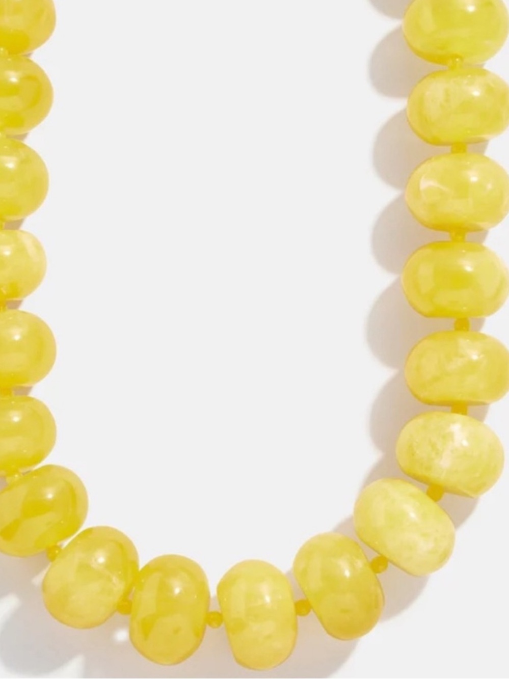 New! Yellow Bead Necklace (2001)